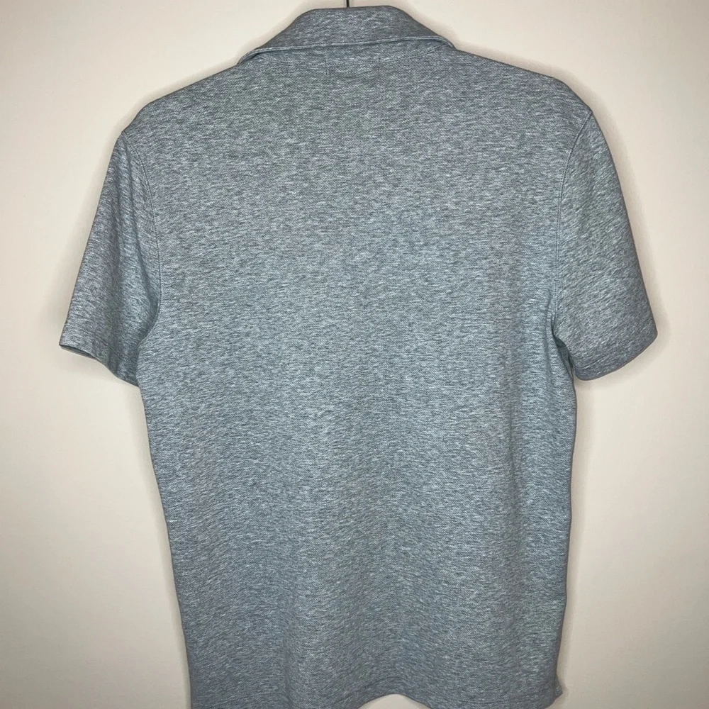 Men’s Banana Republic Core Temp Light Gray Polo Shirt Size M